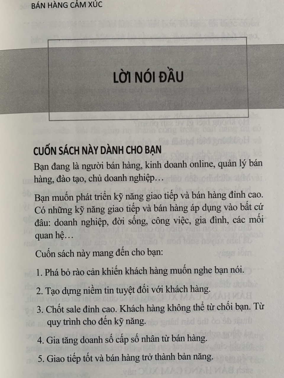 Bán Hàng Cảm Xúc