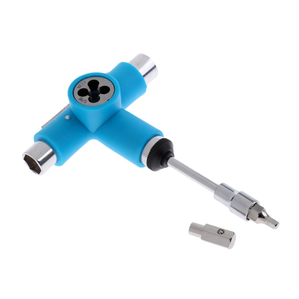 Multifunction Skateboard Longboard T-Tool Screwdriver Socket Wrench