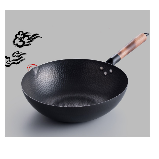 Chảo xào không dính có nắp inox - Onlycook - 32x9.3cm