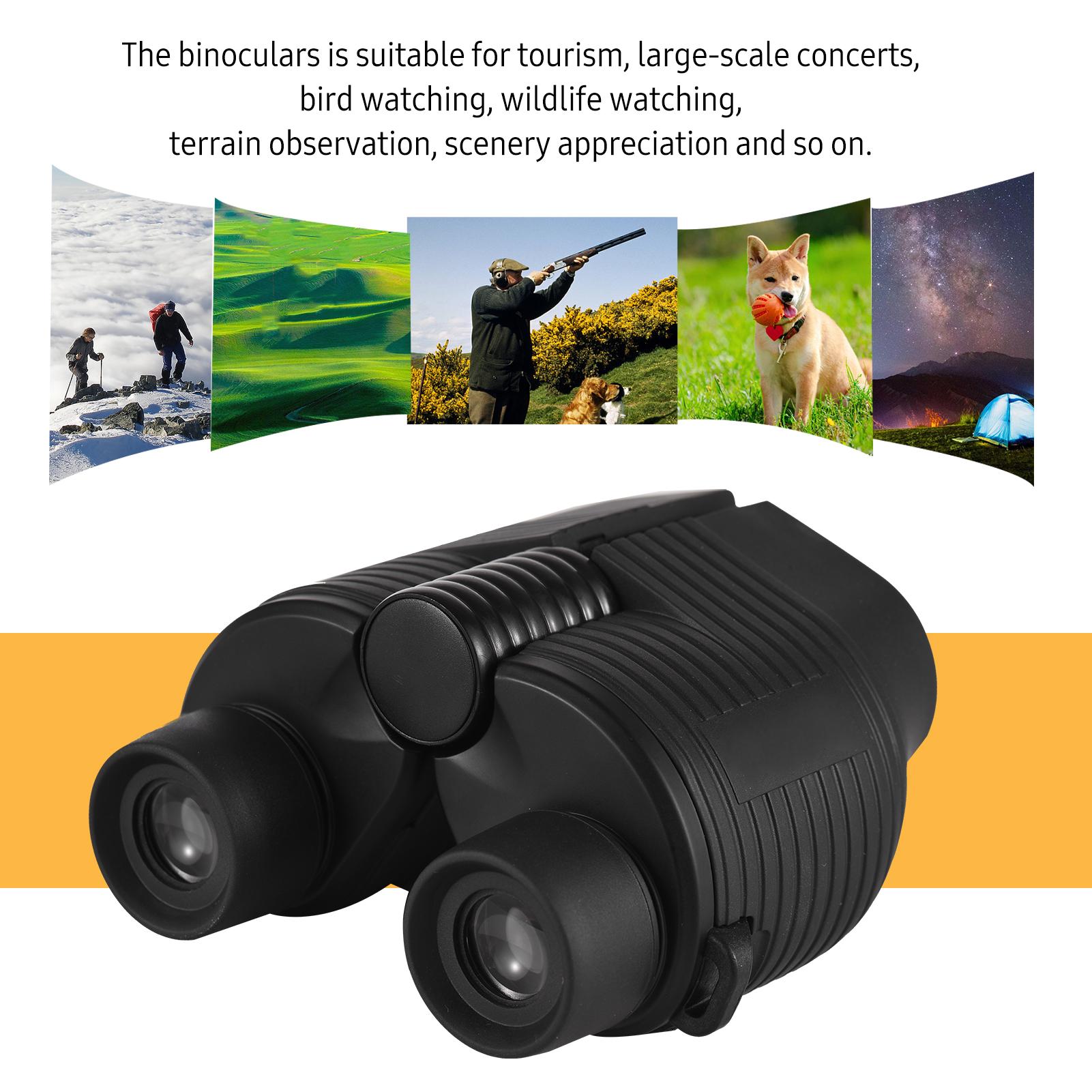 12x32 Mini Binoculars Auto Focus Binoculars for Adults and Kids with Weak Light Night View for Bird Watching Travel Concerts Hiking