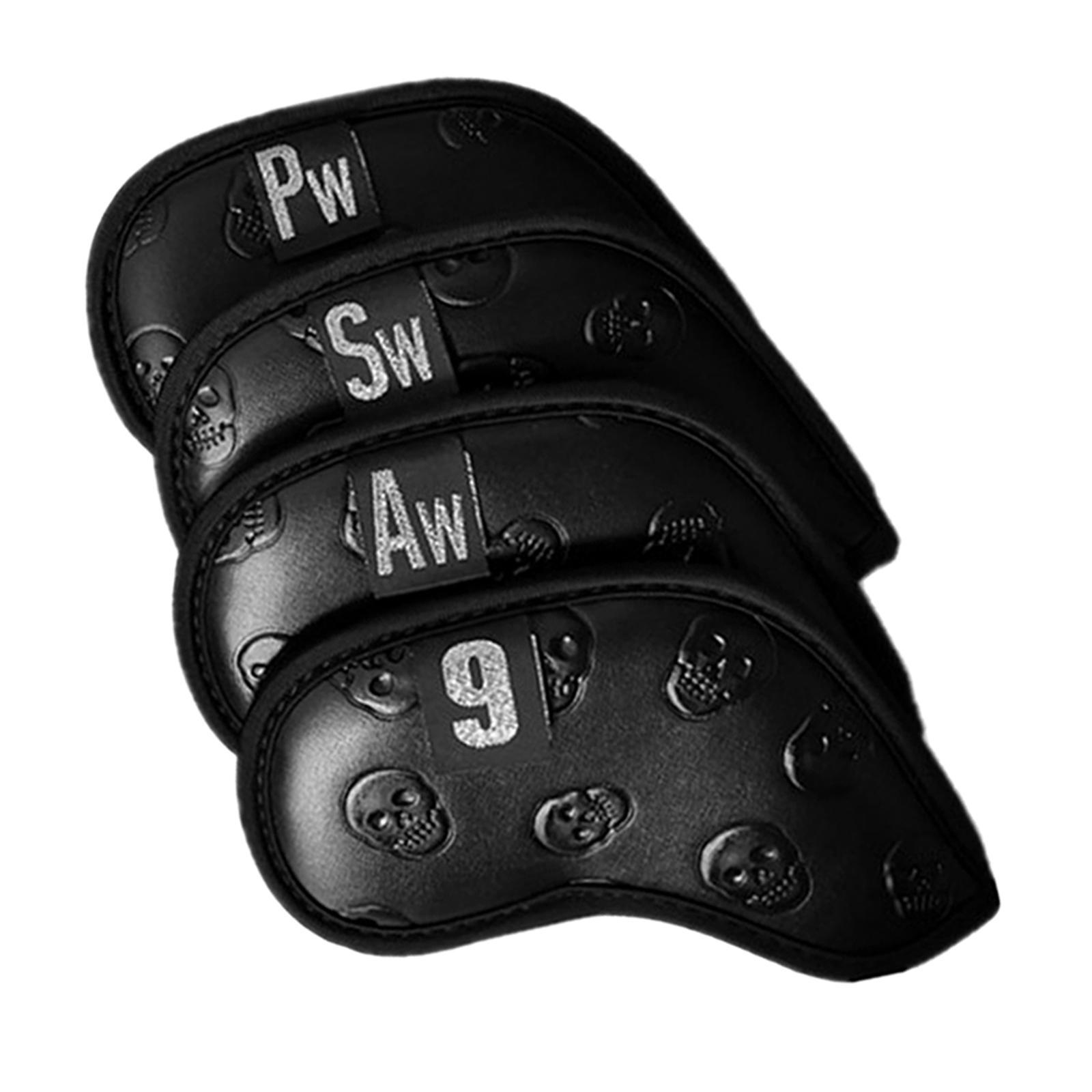 9x Golf Iron Headcover Waterproof Club