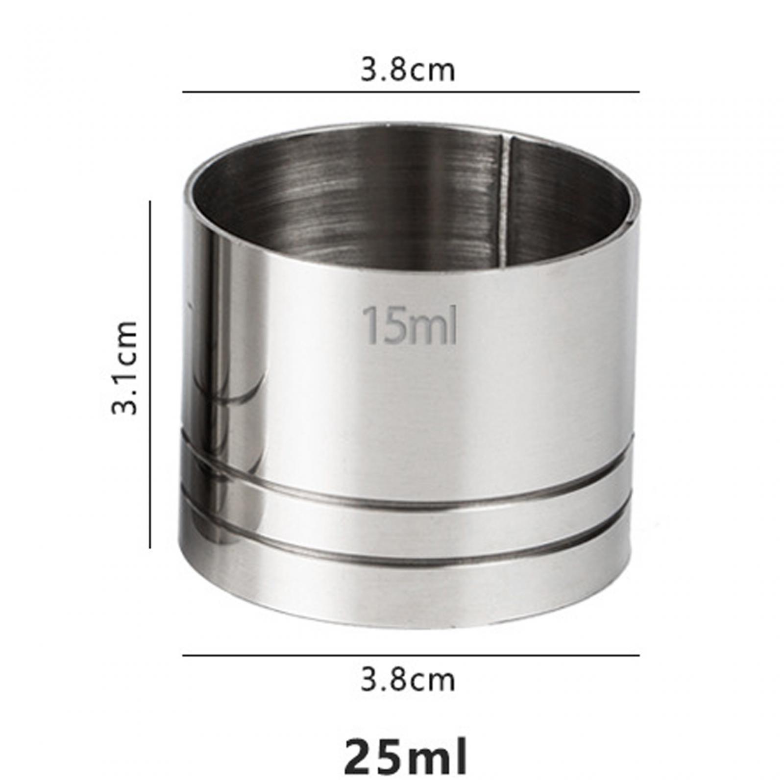 Practical Cup Professional Bartender Drinks Measure Cup for Bar Kitchen