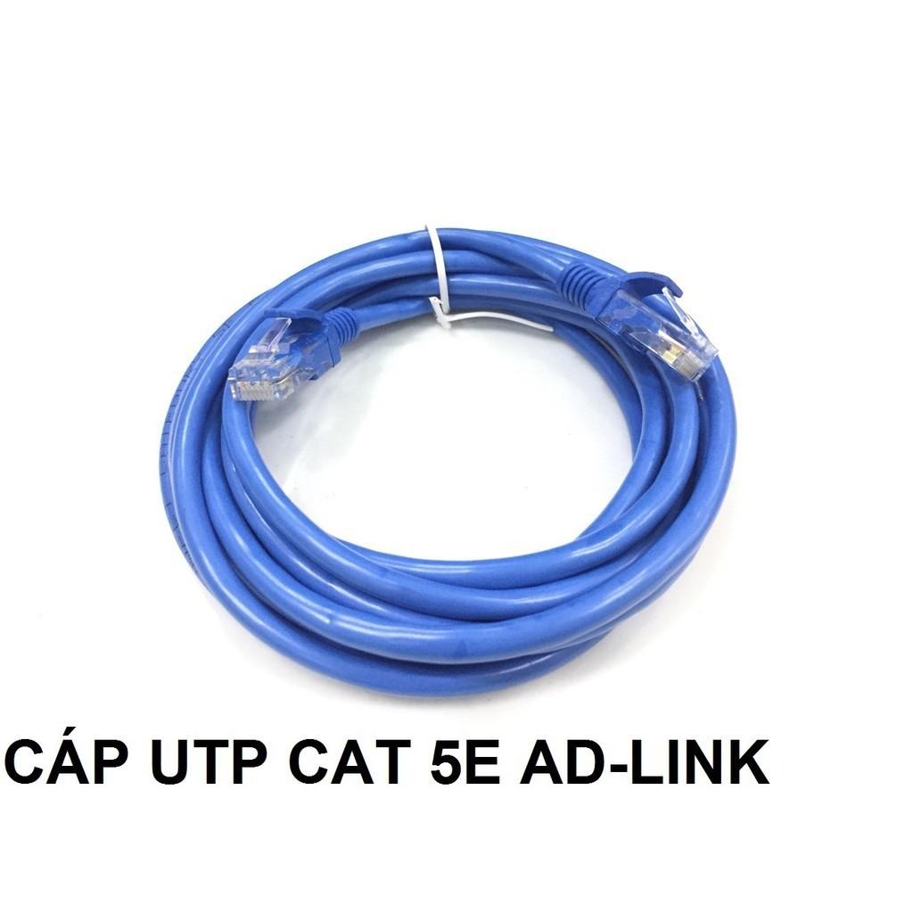 Cáp Mạng UTP Cat 5E Dây Xanh ( Bấm Sẵn 2 Đầu )Cable Lan UTP Cat 5E -50m