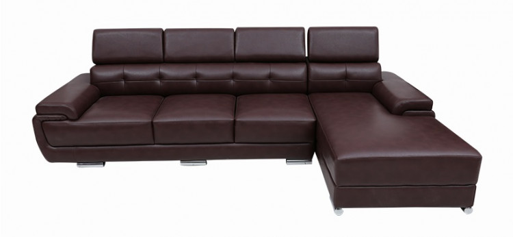 Sofa da và 2 đôn V9.SF10 270 x 160 x 90 cm (Nâu)
