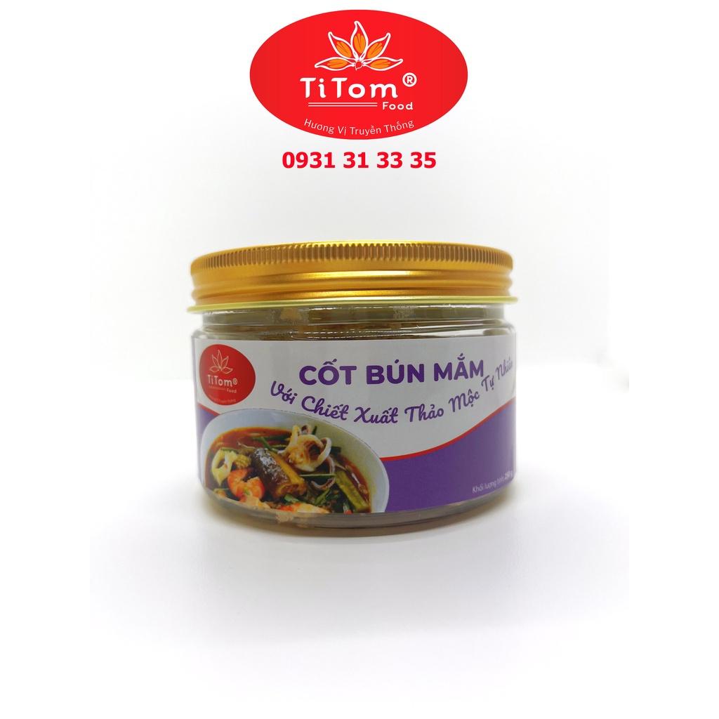 Gia vị nấu bún mắm - Gia vị bún mắm - Gia vị bún mắm nêm sẵn - Cốt bún mắm TITOM 250g
