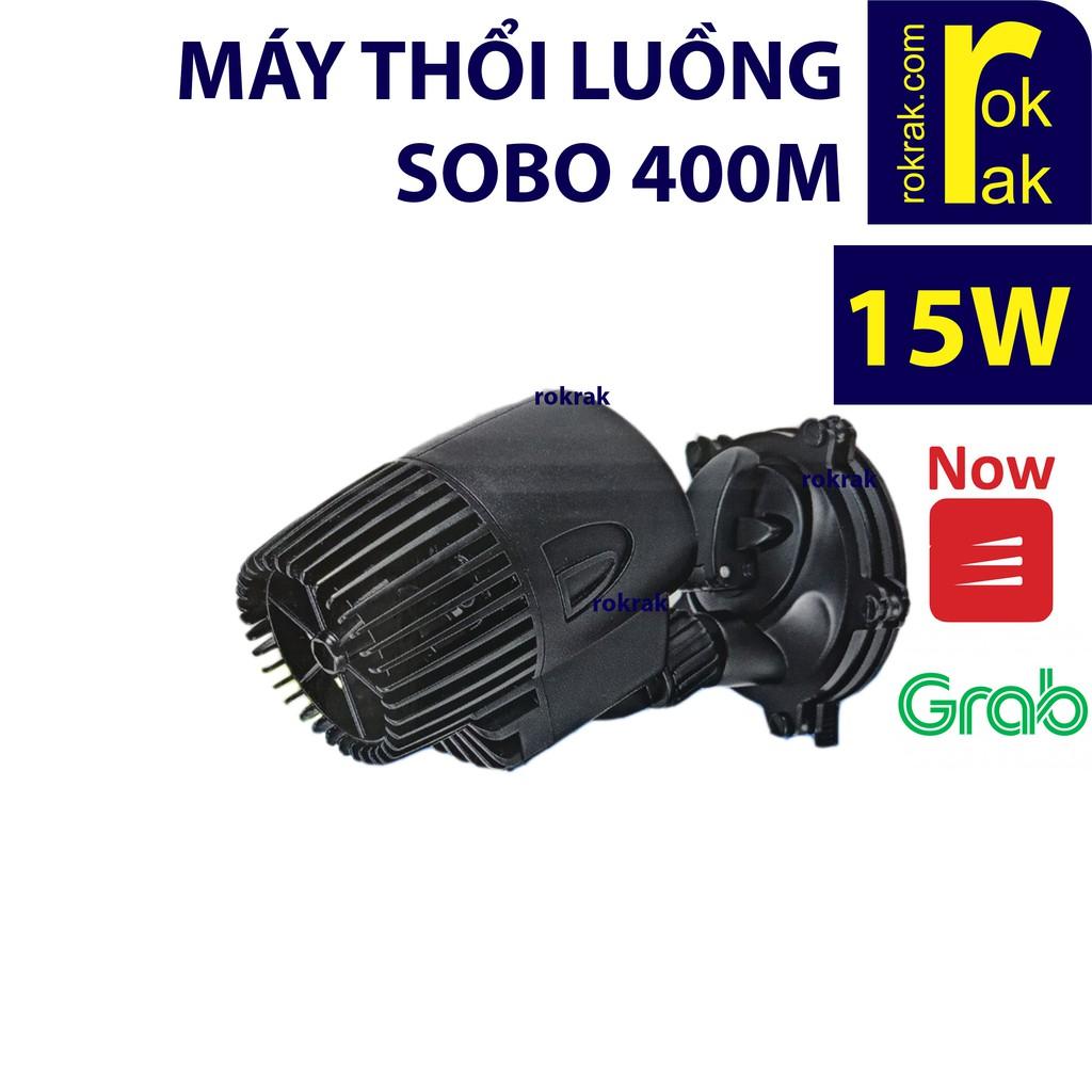 Máy thổi luồng, tạo sóng 1 đầu SOBO WP-400M 15W cho hồ cá