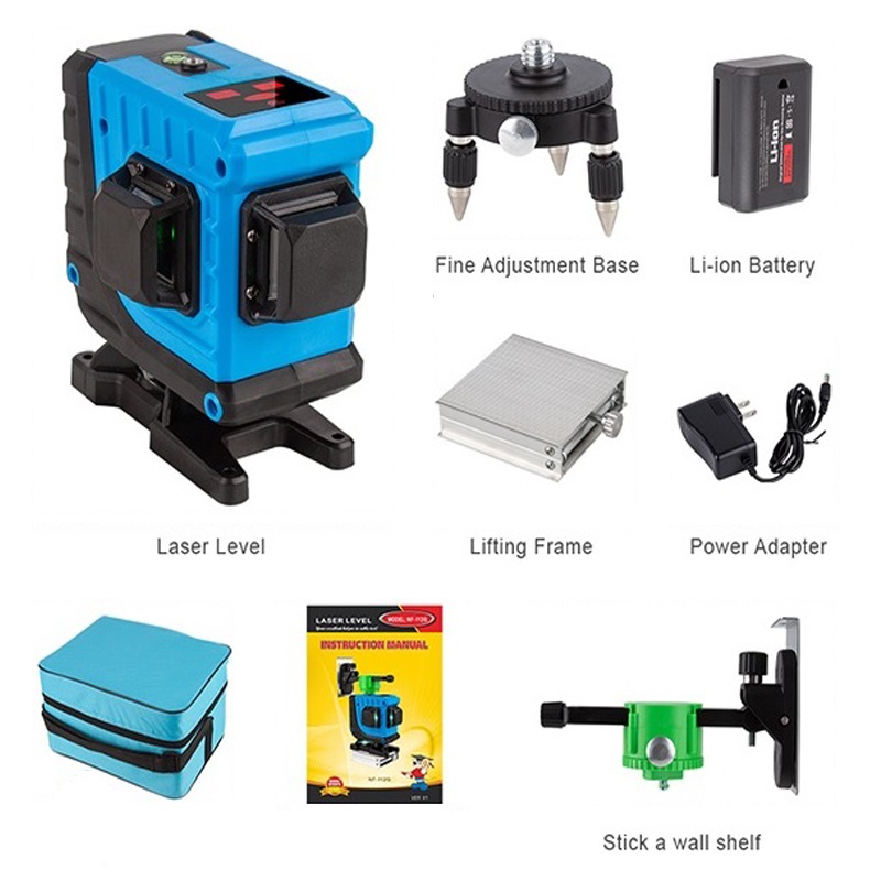 Máy Đánh Thăng Bằng, Tim Cốt Laser Noyafa NF-112G Cao Cấp Dùng Trong Xây Dựng - Hàng Chính Hãng