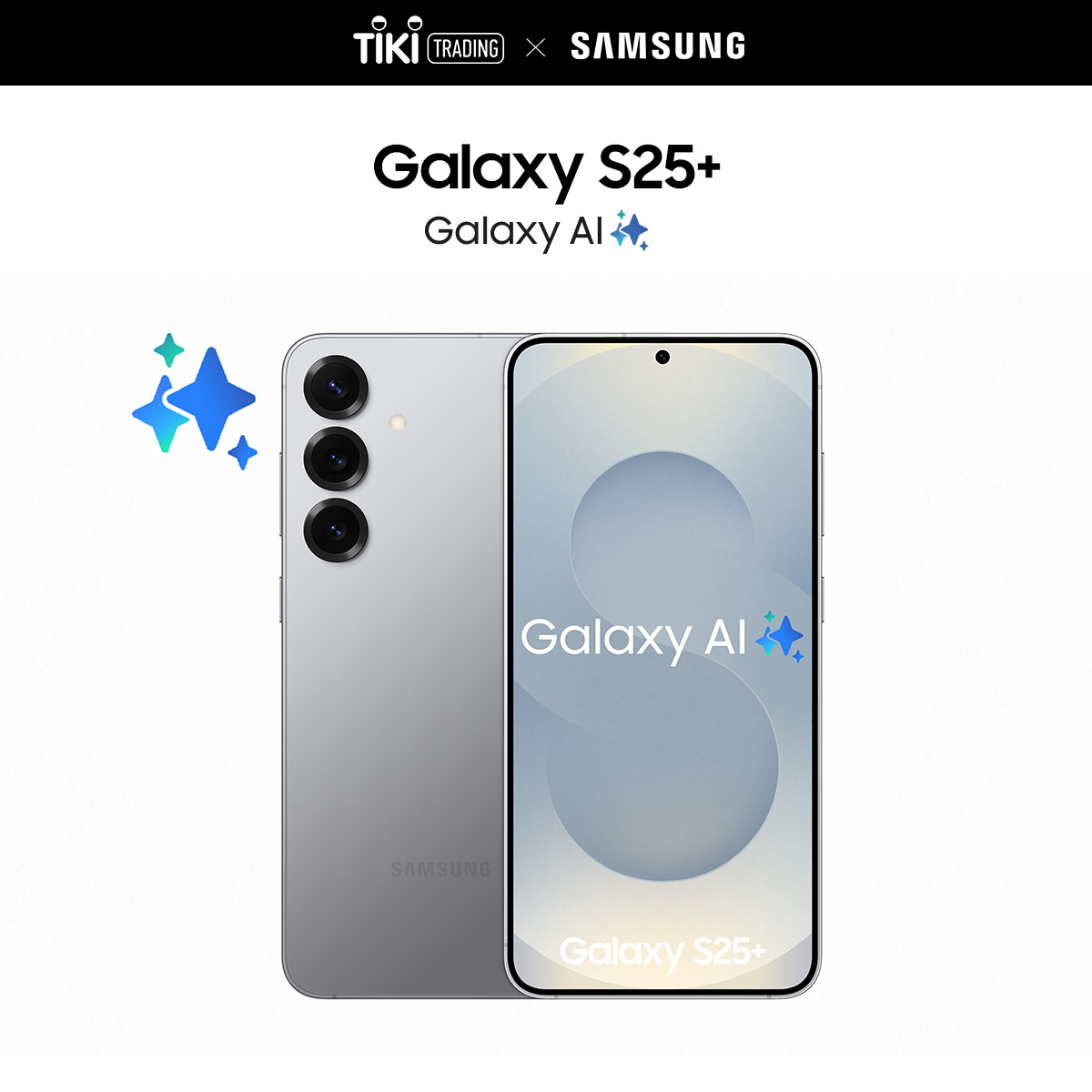 Điện thoại Samsung Galaxy S25+, Điện thoại AI, Tìm kiếm thông minh, Video camera đêm Nightography, Chip Snapdragon - Hàng Chính Hãng
