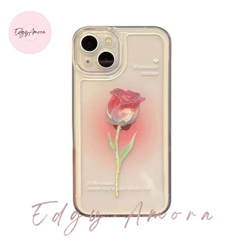 Ốp lưng Iphone chống sốc hoa hồng màu gradient dành cho Iphone 11 / Phone 11 Pro / Iphone 11 Pro Max / Iphone 12 / Iphone 12 Pro / Iphone 12 Pro Max / Iphone 13 / Iphone 13 Pro / IPhone 13 Pro Max / Iphone 14/ Iphone 14 Pro / Iphone 14 Pro Max