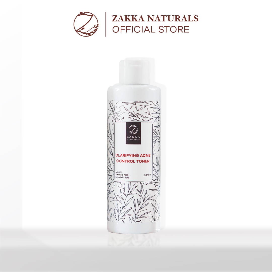 Toner Mandelic Zakka Naturals Ngừa Mụn, Làm Sạch Sâu, Kiềm Dầu Giảm Nhờn Clarifying Acne Control Toner 150ml