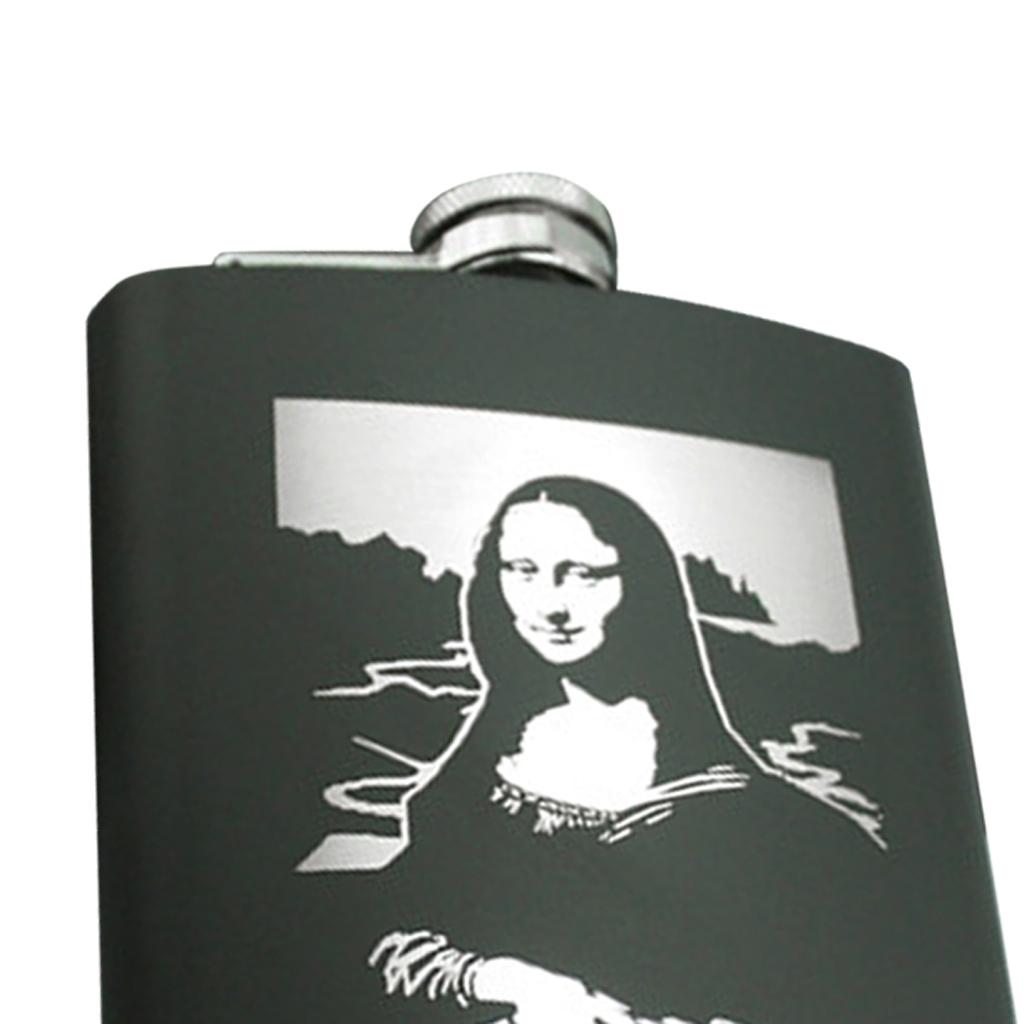 8oz Portable Stainless Steel Flagon Camping Mug Outdoor Cup Flask