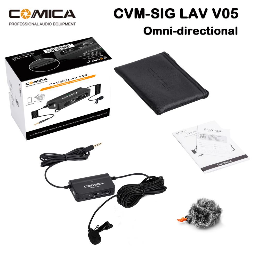 Micro gài áo cho điện thoại Comica CVM-SIG.LAV V05 - Hàng chính hãng