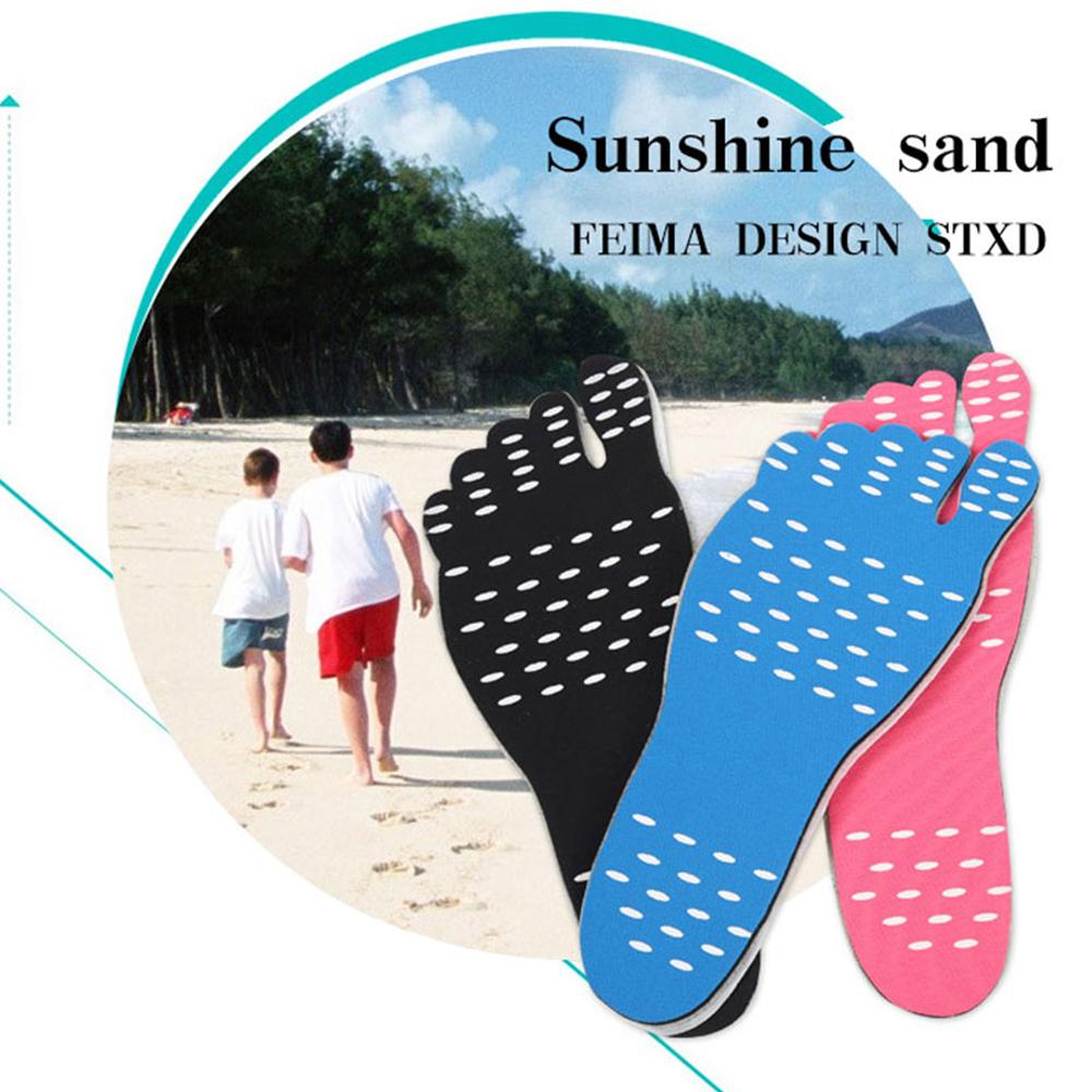 Bracetop Beach Bể bơi Bể bơi HOÀN TOÀN chống trượt chân vô hình PADS VẤN ĐỀ VẤN ĐỀ GOTS CONTH Color: Pink Beach Foot Pads Shoe Size: L For EU 39-42
