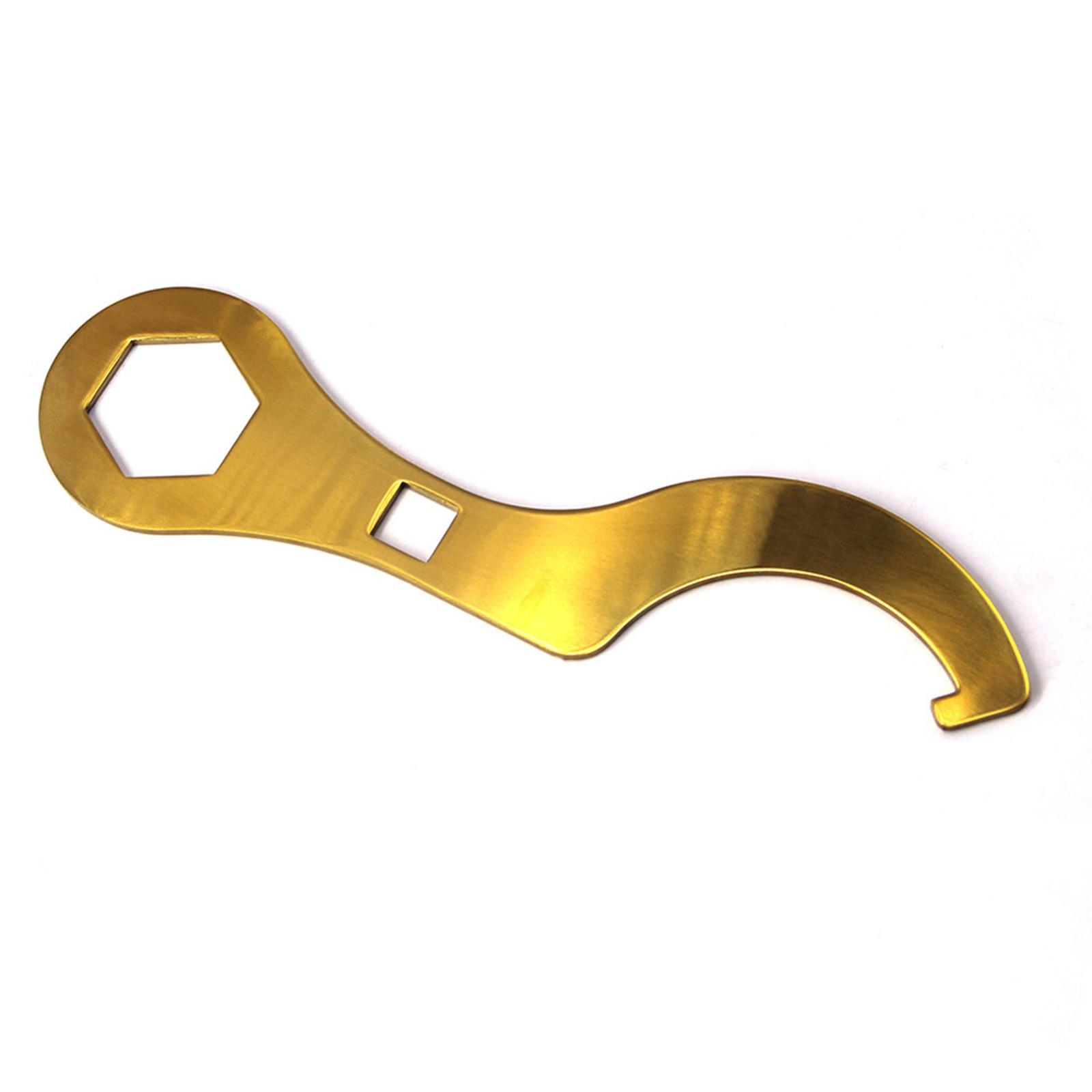 Axle Wrench Spanner Install Removal Dirt Bike Spindle Wheel Nut Tool Fit for Honda Crf250L Crf250Rally Repair Tool Axle Wrench Tool Golden