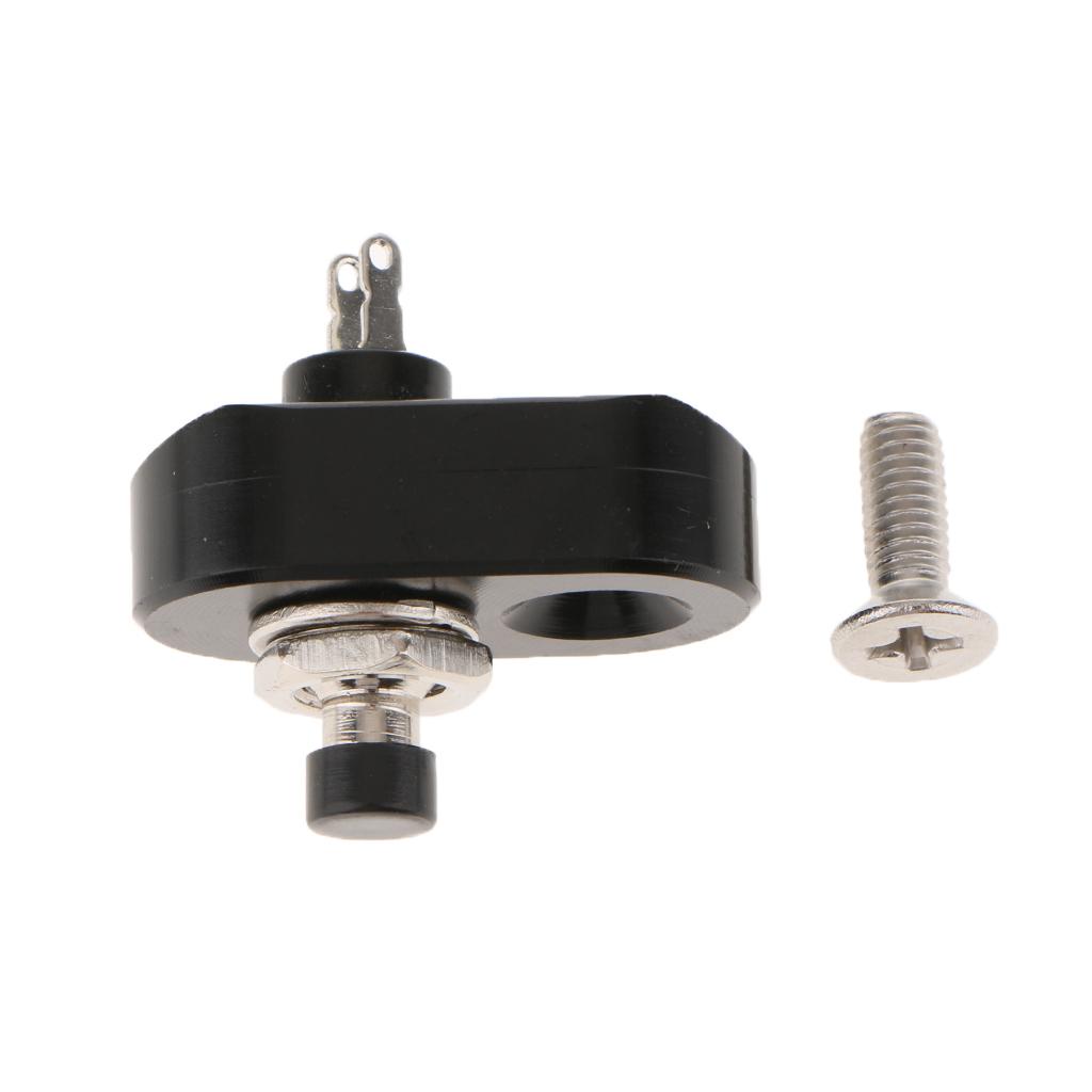 Mini CNC Motorcycle Handlebar Aluminum Stop Start Kill Switch Button Black