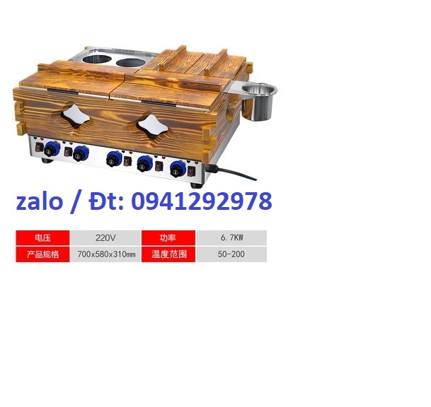 Nồi lẩu điện 18 ngăn công suất 2400W. Bảo hành 12 tháng