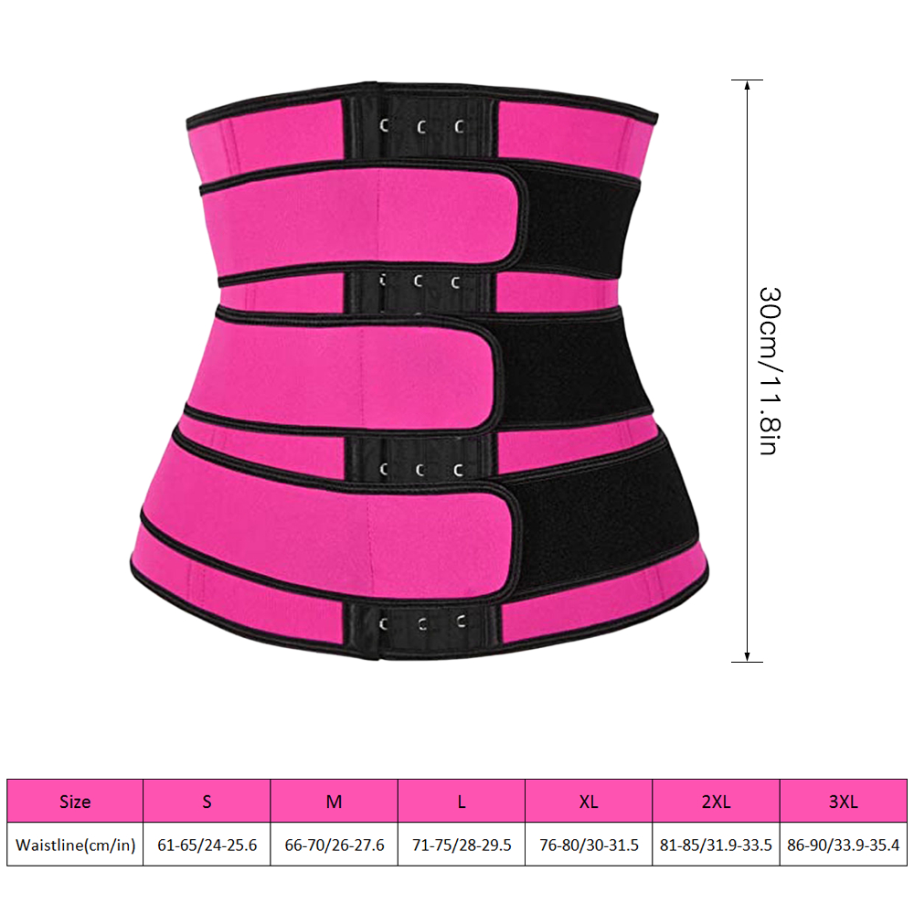 Đai nịt bụng với 9 xương thép thích hợp có thê điều chỉnh đóng băng với 3 hàng móc và mắt đóng phía trước