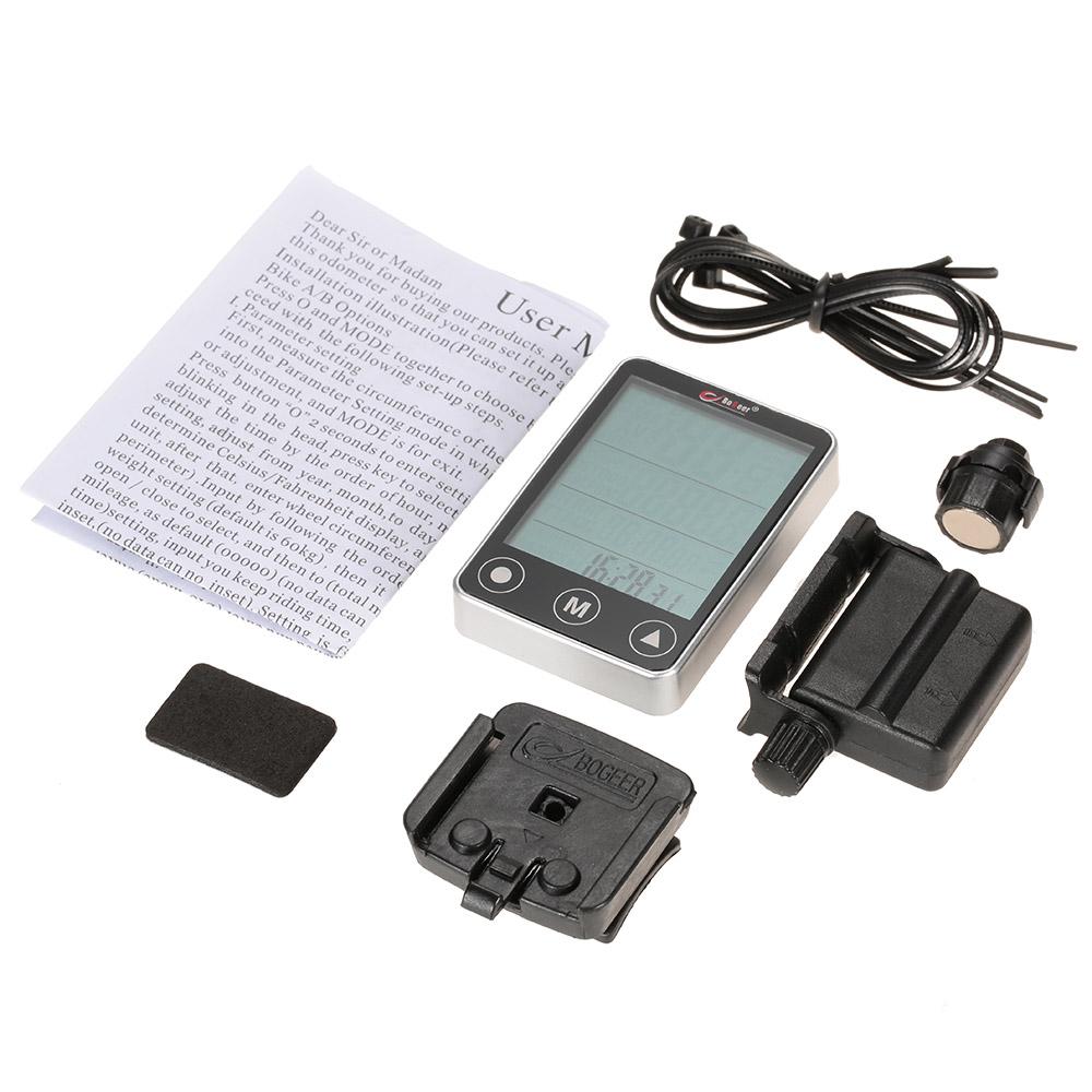 Nút cảm ứng không dây đa chức năng màn hình LCD có thể xem như máy tính, đồng hồ, đo tốc độ xe đạp,..