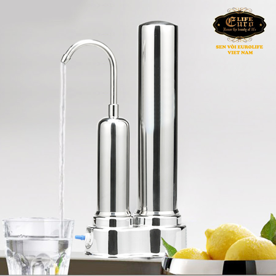 Máy lọc nước Ion Kiềm để bàn Inox SUS 304 Eurolife EL-DF209
