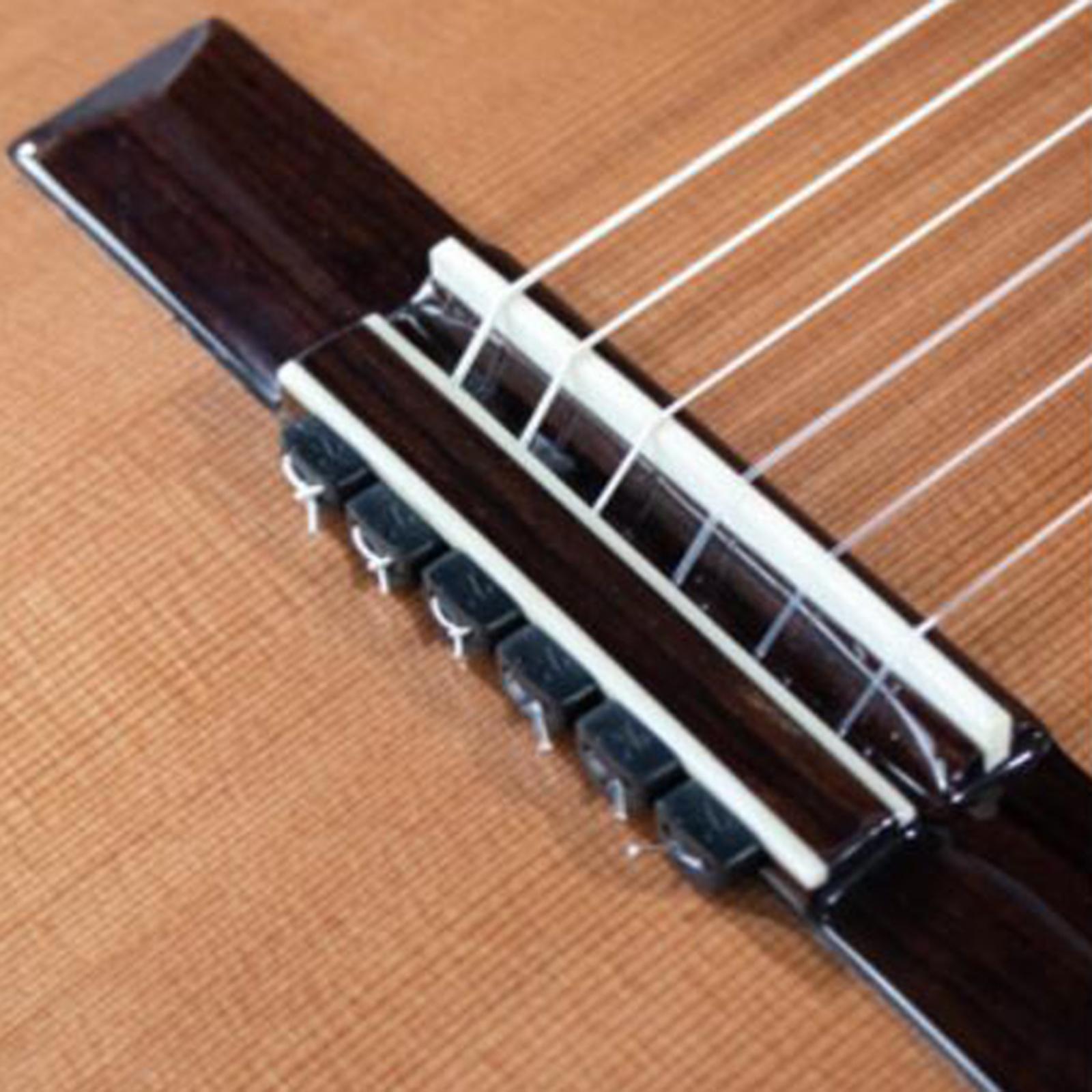 7 Pieces Guitar String Retainer String Guide for Classical Guitar and Ukulele Accessory Parts
