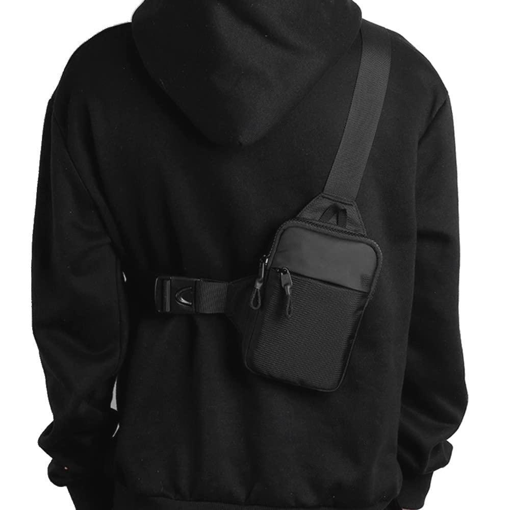 Túi Crossbody, túi đeo vai không thấm nước, ba lô túi chéo cho nam và nữ đi bộ thể thao ngoài trời