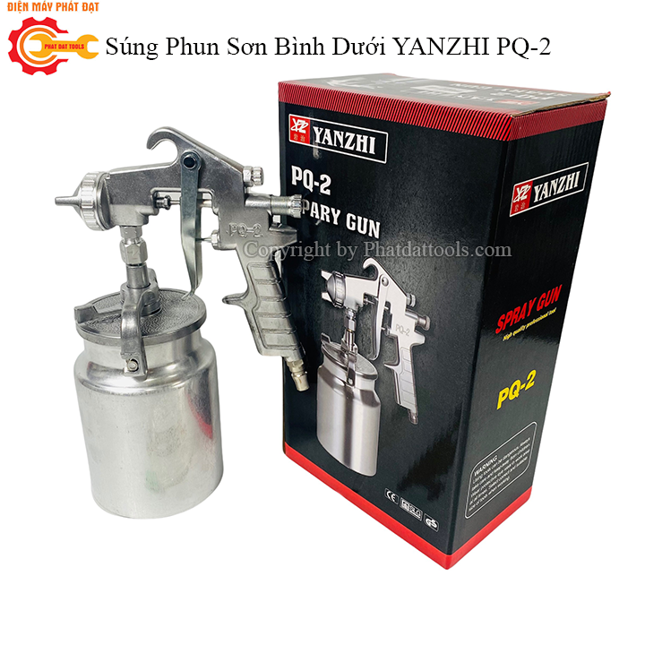 Súng Phun Sơn Bình Dưới YANZHI PQ-2-Dung Tích 1000ml