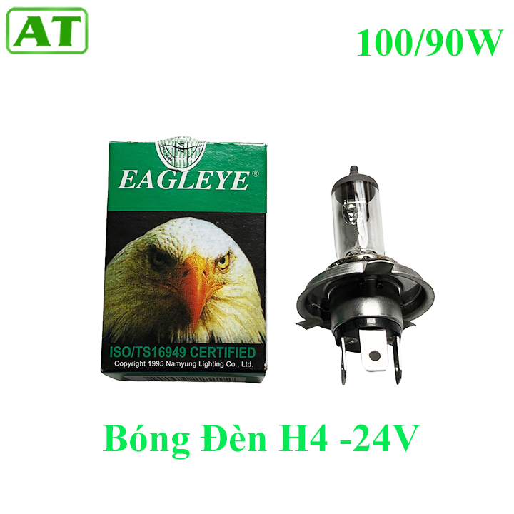 Bóng Đèn Pha Cos Ô Tô H4 Con Cú 24V 100/90W