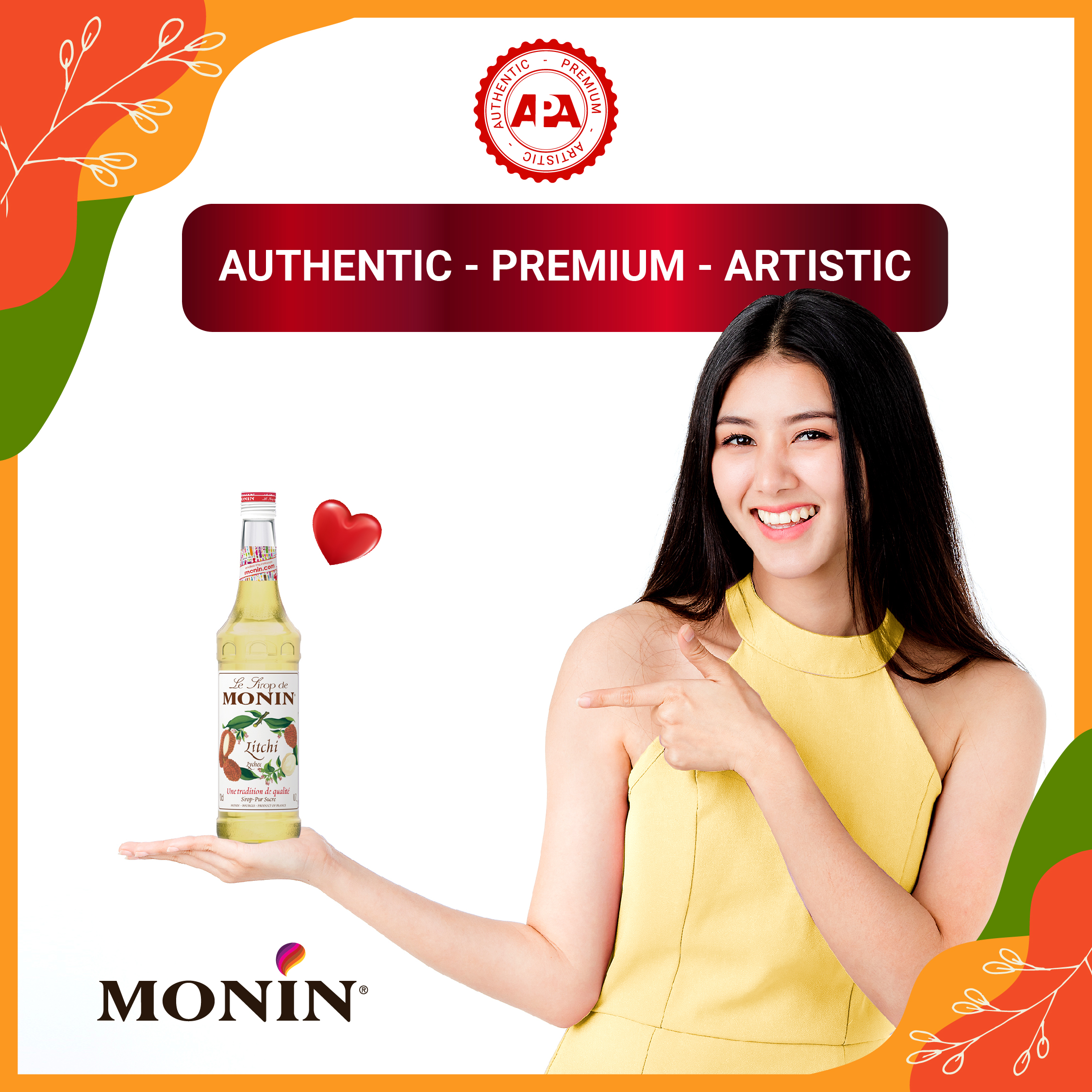 Siro Vải MONIN - 700ML