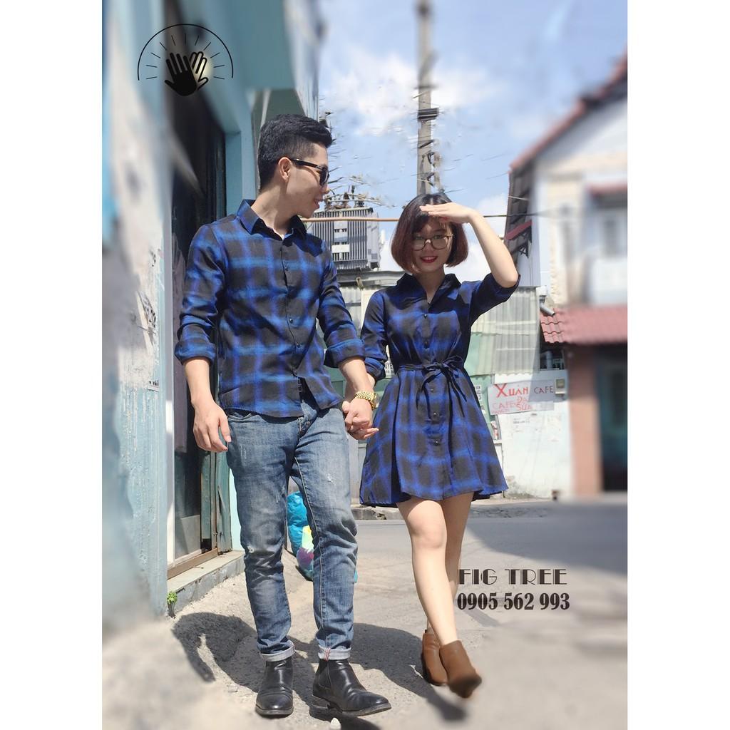 COUPLE  SỌC CARO XANH MÃ 149A