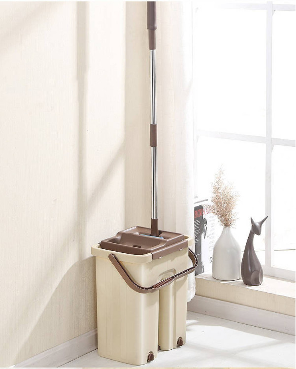 Bộ Cây Lau Nhà Tự Vắt Thế Hệ Mới Có Kèm 2 Bông Lau