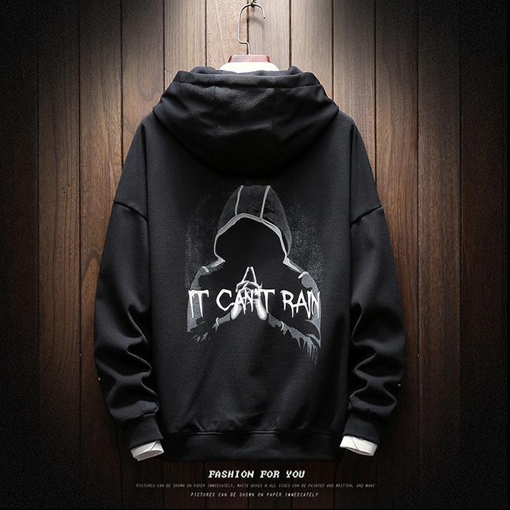 Áo Hoodie Nón Chui Trùm Đầu Nữ Nam Unisex Chất Vải Nỉ Poly It Cant Rain, ÁO HOODIE THỜI TRANG NAM NỮ UNISEX FORM RỘNG HOẠT HÌNH CHẤT NỈ BÔNG PHONG CÁCH, ÁO HOODIE ULZZANG CỰC CHẤT