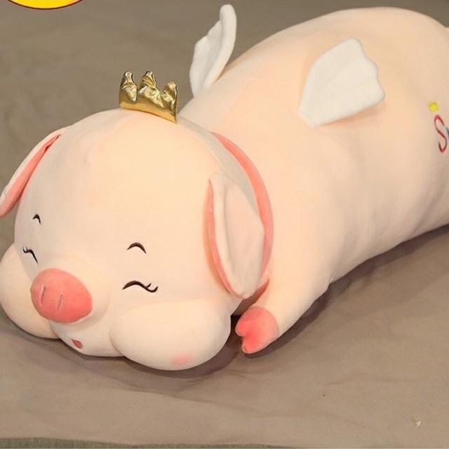 Gấu Bông Heo Sweet Cute, Có Khóa Kéo Gấu Bông- Quà Tặng
