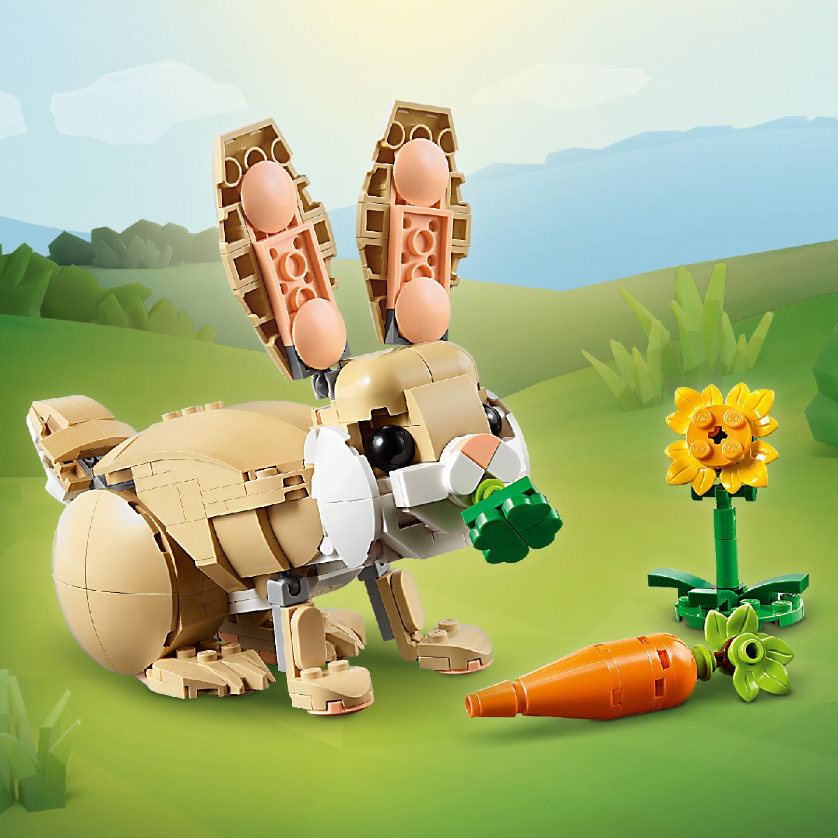 LEGO CREATOR 31162  Đồ Chơi Lắp Ráp Chú Thỏ Đáng Yêu (326 Chi Tiết)