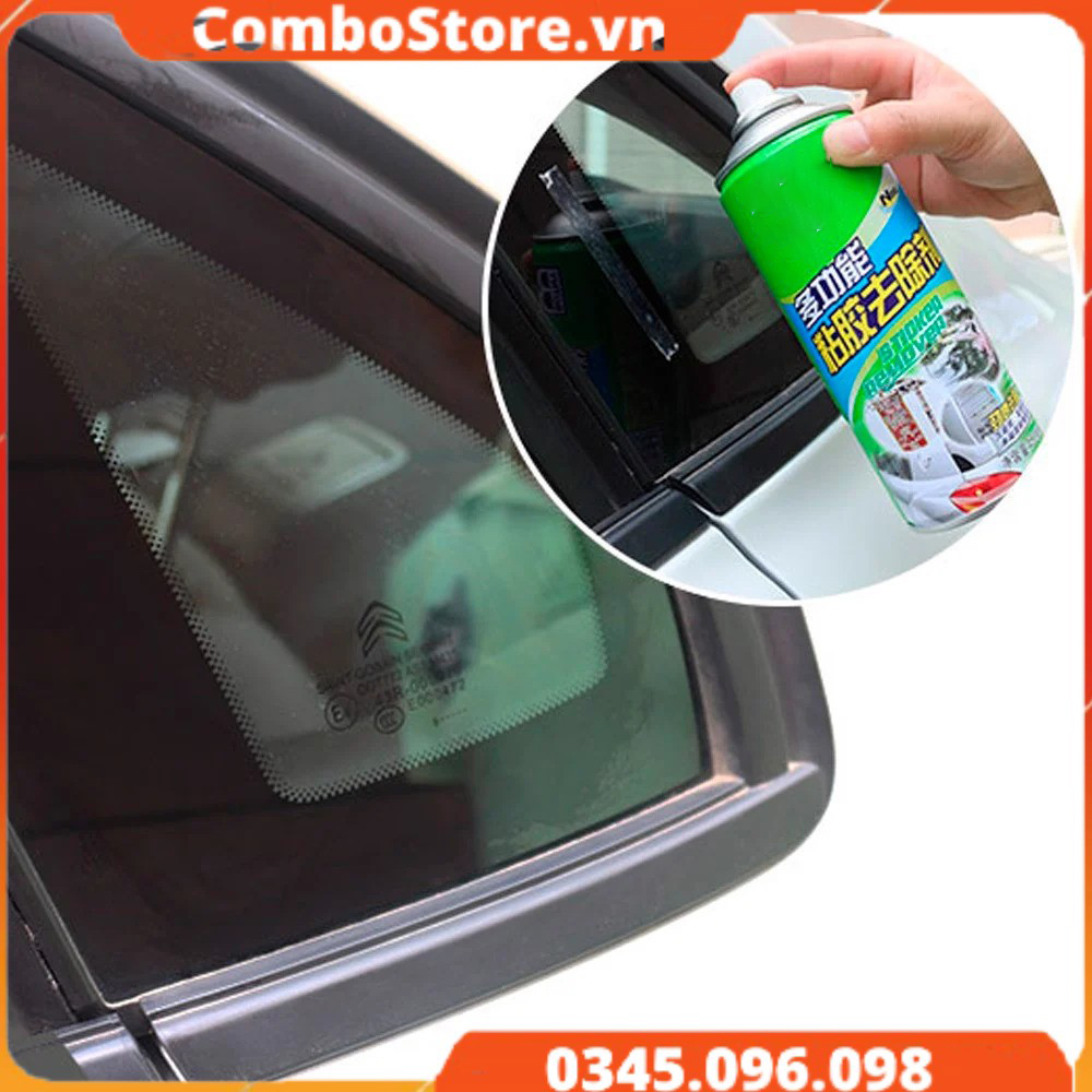 Chai Xịt Tẩy Keo Băng Dính, nhựa đường bám trên Ô Tô, tẩy đa năng đồ nội thất 450ml