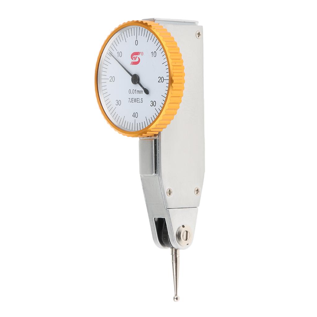 0-0.8mm 0.01mm Thước Đo Mức Độ Chính Xác Dovetail Mặt Số Kiểm Tra Chỉ Số