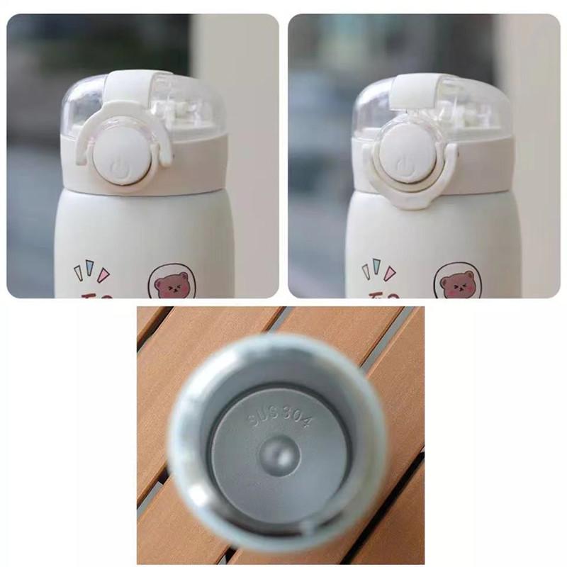 360/500Ml Inox Giữ Nhiệt Bình Uống Nước Cho Bé Gái Trẻ Em Đi Du Lịch Ngoài Trời Cốc Cà Phê Cốc Chân Không nhiệt Tumbler