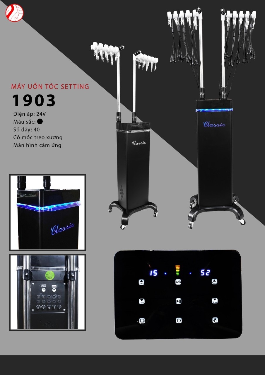 Máy uốn tóc, uốn Setting 40 trục 1903