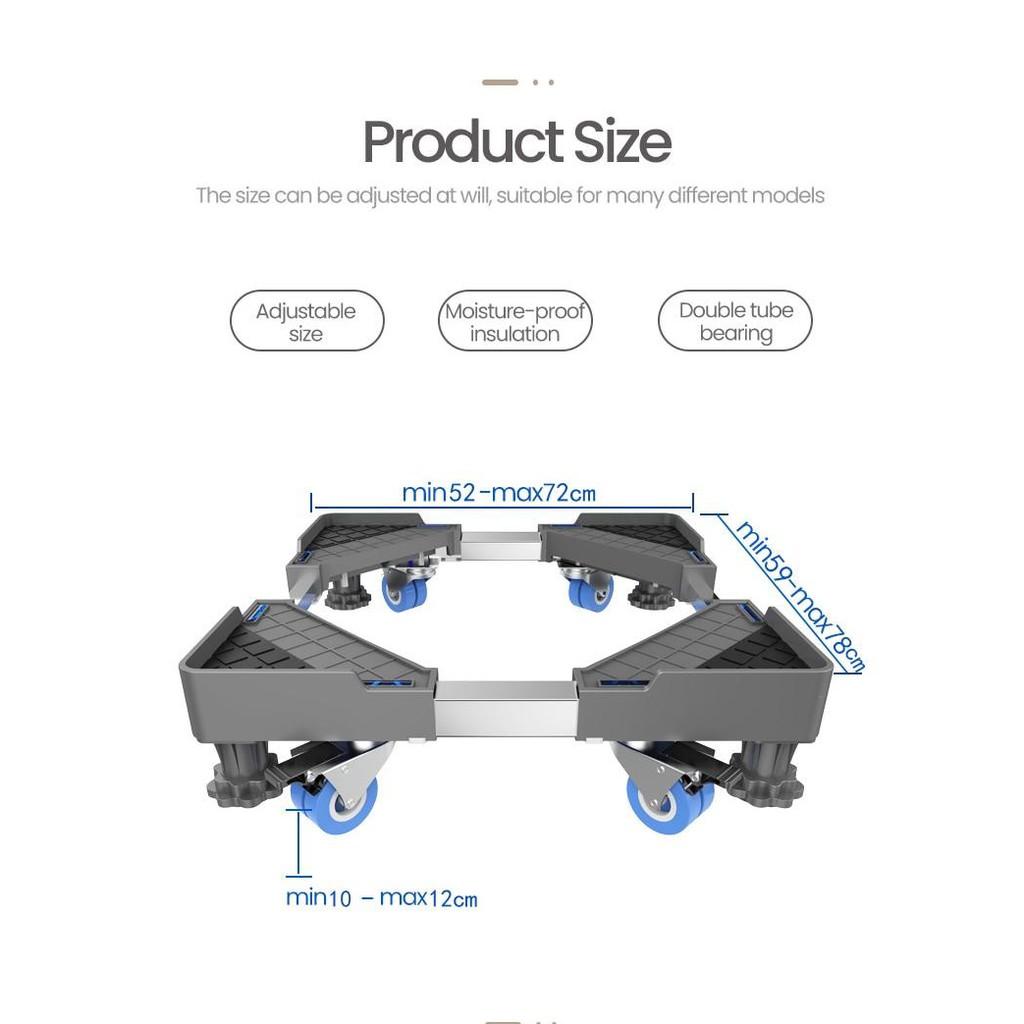 Kê Chân cho Tủ Lạnh, Máy Giặt Có Bánh Xe Siêu Tiện
