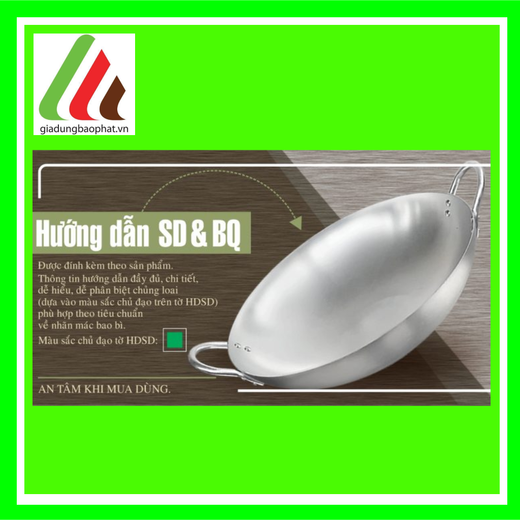 Chảo bầu nhôm xi Kim Hằng đủ size 22 26 30 34 36 38 40 44 46 50  Chính hãng