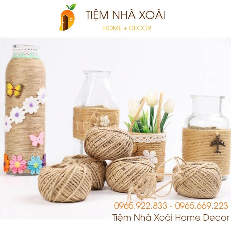 Dây thừng Dây Gai (Cói) trang trí Decor, treo ảnh, làm đồ hand made