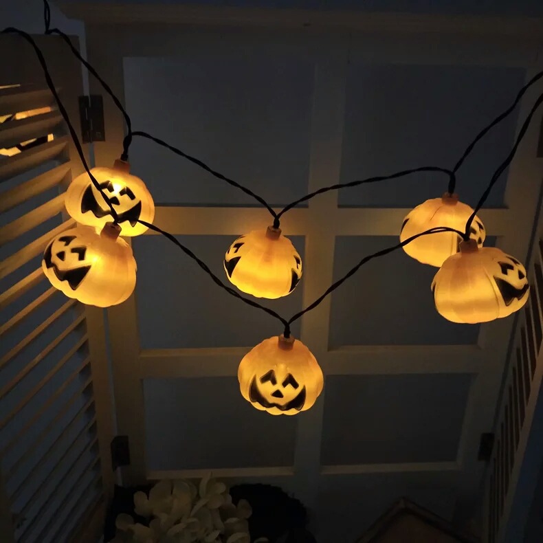 Dây đèn led bí ngô trang trí Halloween GV-PHSL-3