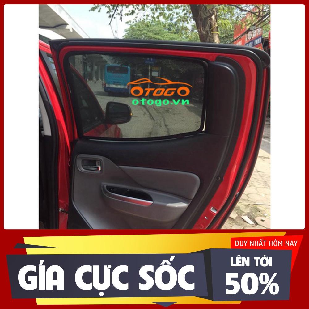 Bộ rèm chắn nắng nam châm, rèm che nắng nam châm xe Mitsubishi Triton