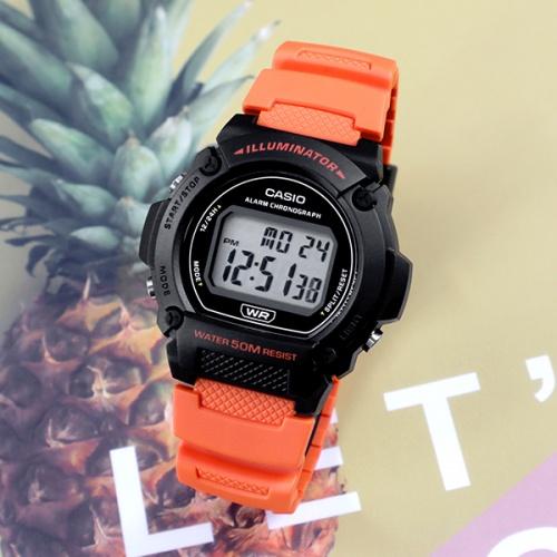 Đồng Hồ Nam Dây Nhựa Casio Standard W-219H-4A Chính Hãng - W-219H-4AVDF