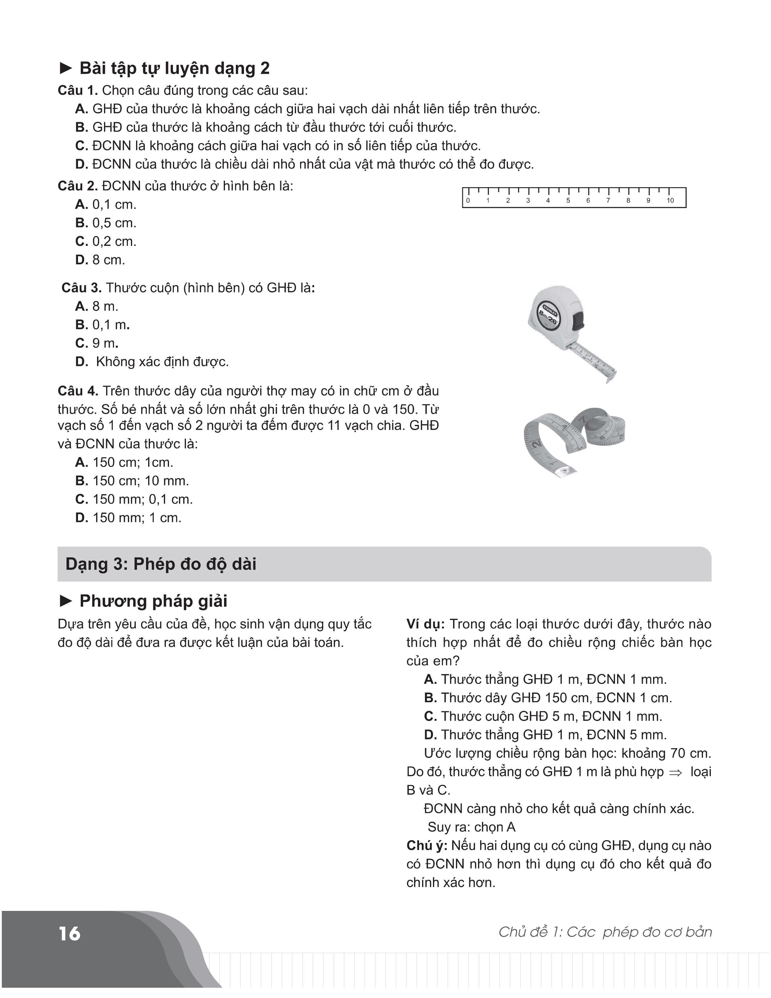 Bí quyết chinh phục điểm cao Vật lí 6 - NXB ĐHQGHN - Củng cố, ôn luyện, tham khảo - Kiến thức chuyên đề - Lí thuyết trọng tâm - Bài tập củng cố - Đề kiểm tra và đáp án - Thi trực tuyến