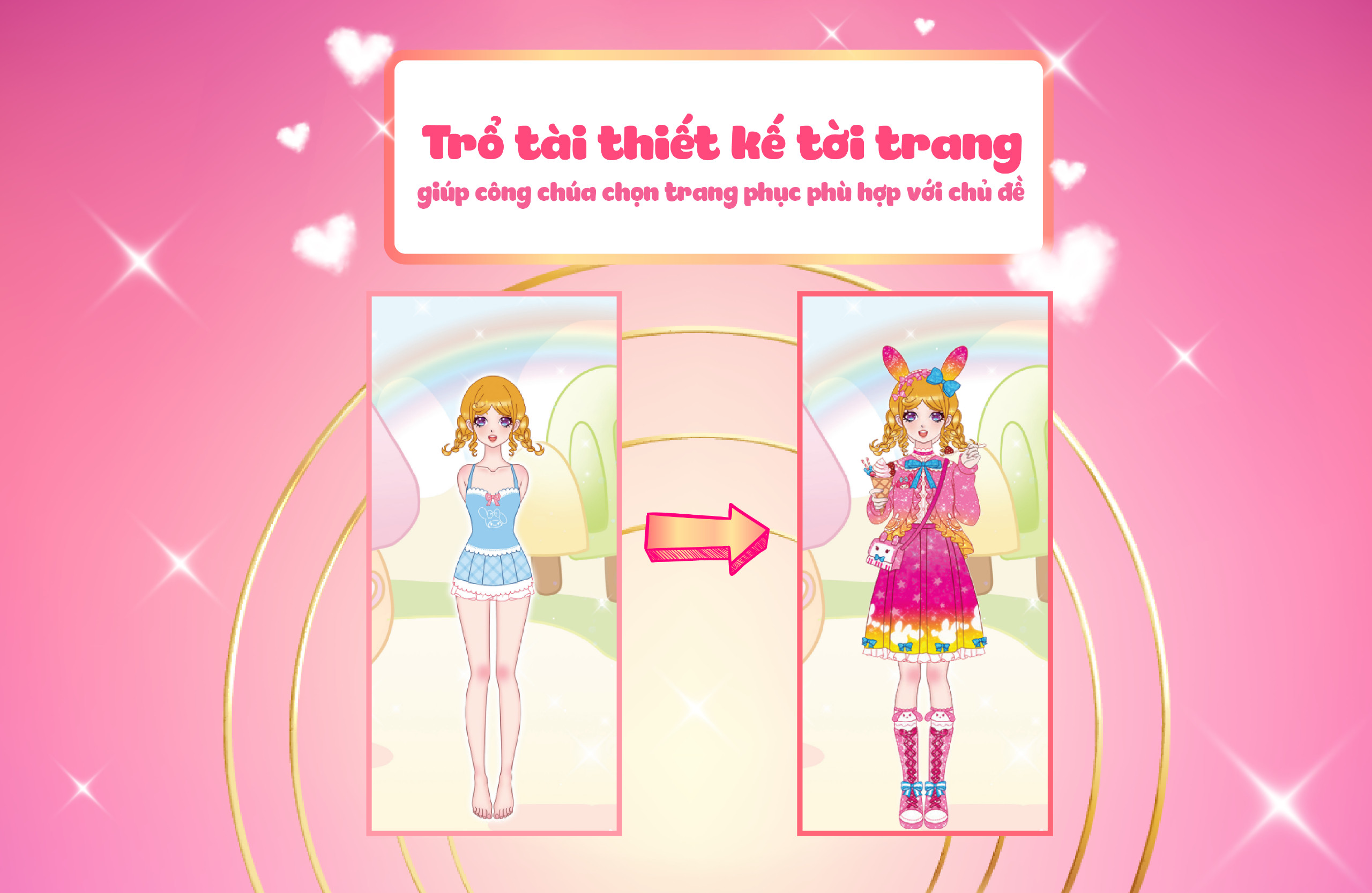 Combo Sách thời trang công chúa Daisy, Mia, Jenny, Rosy (4 Cuốn)