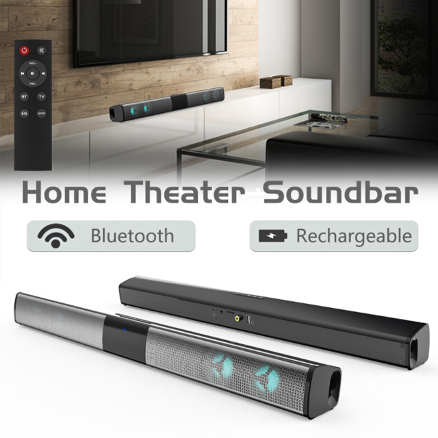 Loa Thanh Siêu Trầm Bluetooth Gaming Soundbar BS-28E Để Bàn Có Đèn Led RGB Dùng Cho Máy Vi Tính PC, Laptop, Tivi