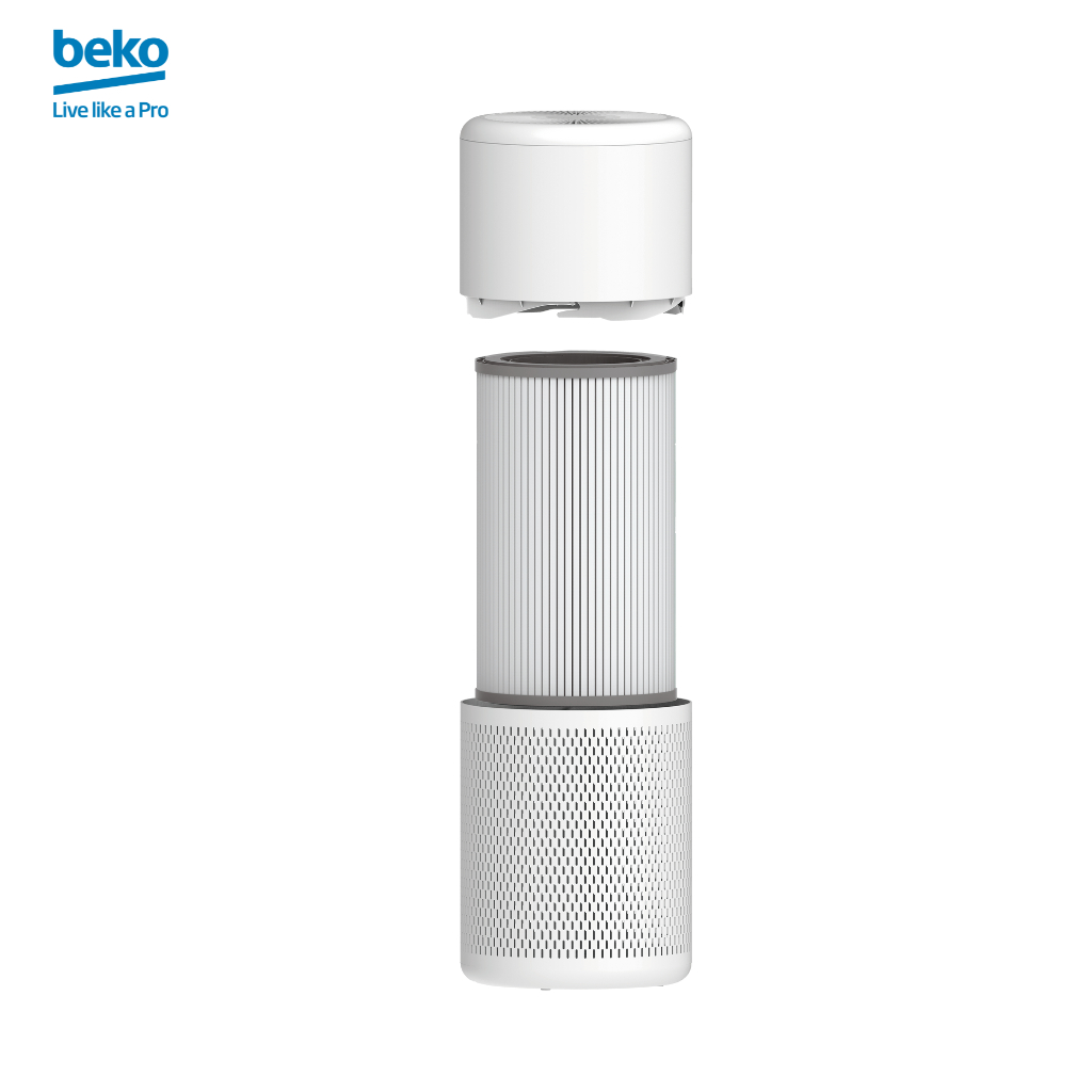 Máy Lọc Không Khí BEKO Bộ Lọc HEPA 13 Cao Cấp, Cảm Biến Bụi Mịn PM 2.5, Dành Cho Phòng 10-18m2 - ATP5100I - Hàng Chính Hãng