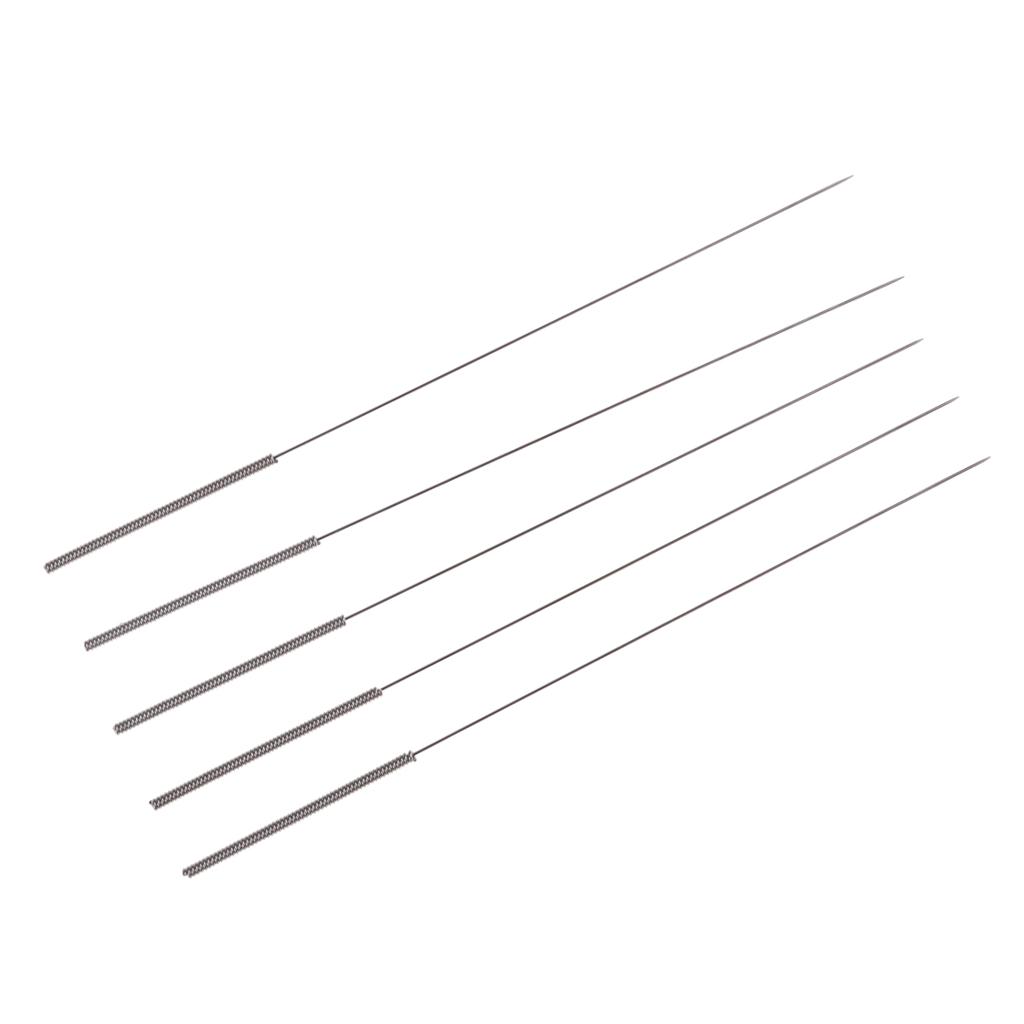 5Pcs Bendable 3D Printer Nozzle Cleaning Drill Needle 0.15/0.2/0.3/0.4mm