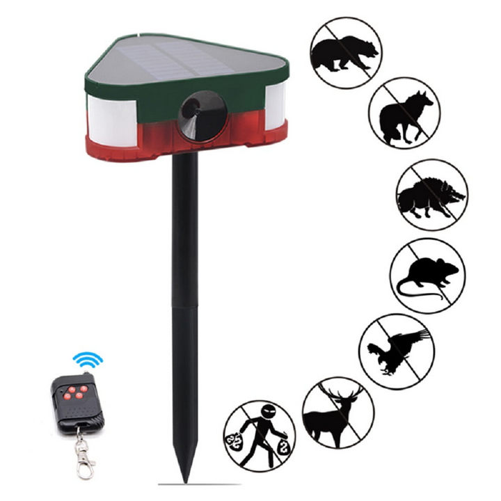 Máy báo động, báo trộm, đuổi động vật Wakamori SecuHome kèm remote sử dụng năng lượng mặt trời - Home and Garden