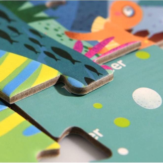 Vali xếp hình Puzzle 104 miếng khổ lớn - Công chúa ngủ trong rừng MD3025